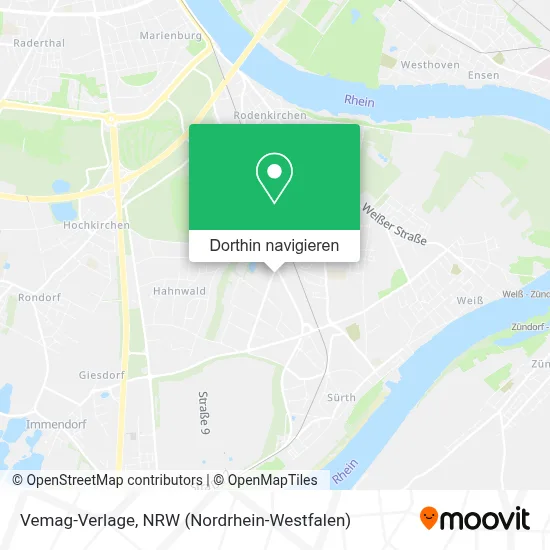 Vemag-Verlage Karte