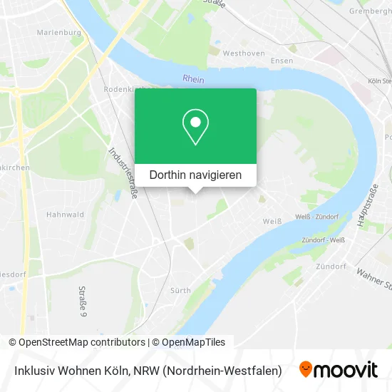 Inklusiv Wohnen Köln Karte