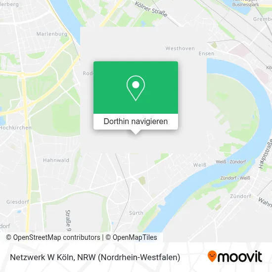 Netzwerk W Köln Karte
