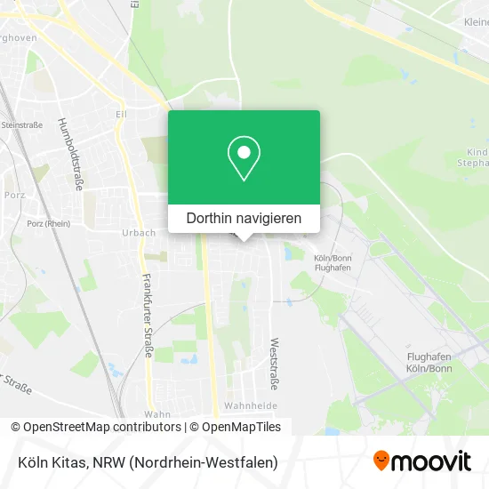 Köln Kitas Karte