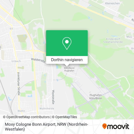 Moxy Cologne Bonn Airport Karte