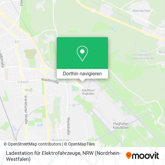 Ladestation für Elektrofahrzeuge Karte