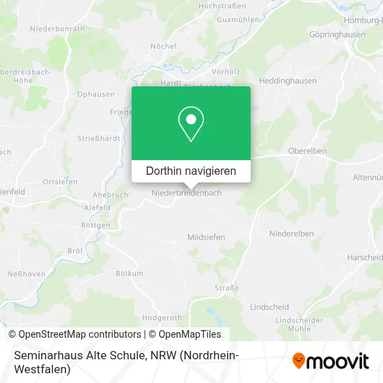 Seminarhaus Alte Schule Karte