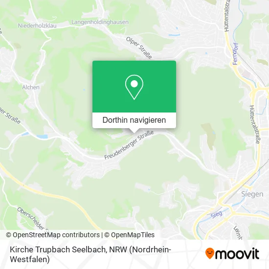 Kirche Trupbach Seelbach Karte