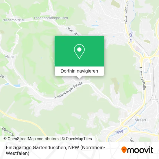 Einzigartige Gartenduschen Karte