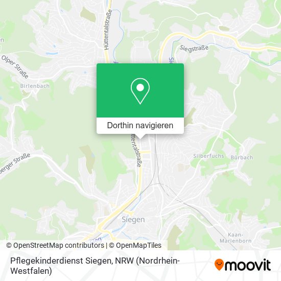 Pflegekinderdienst Siegen Karte