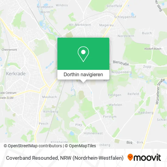 Coverband Resounded Karte