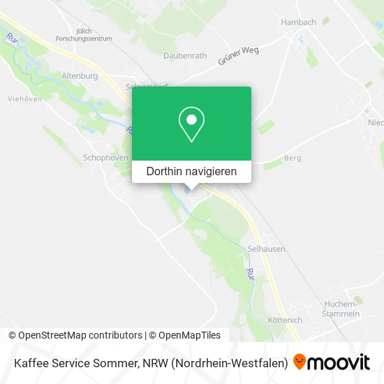 Kaffee Service Sommer Karte