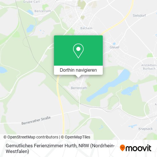 Gemutliches Ferienzimmer Hurth Karte
