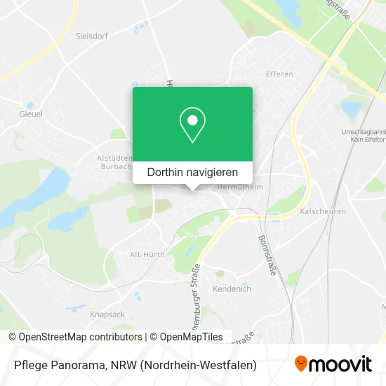 Pflege Panorama Karte