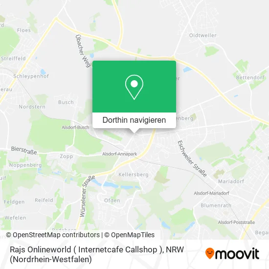 Rajs Onlineworld ( Internetcafe Callshop ) Karte