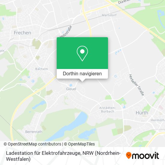 Ladestation für Elektrofahrzeuge Karte