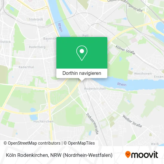 Köln Rodenkirchen Karte