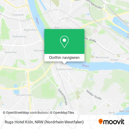 Rugs Hotel Köln Karte