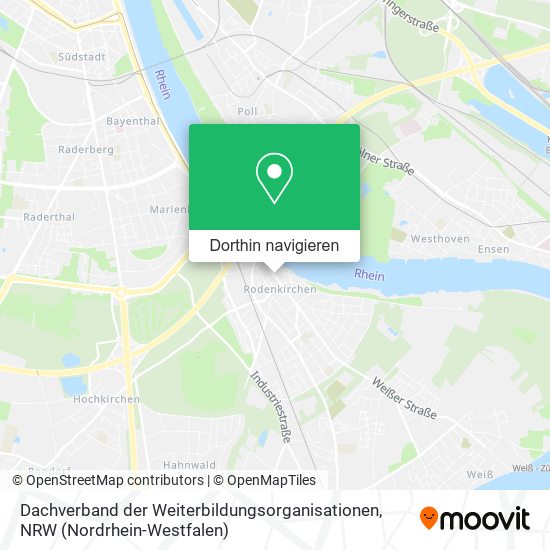 Dachverband der Weiterbildungsorganisationen Karte