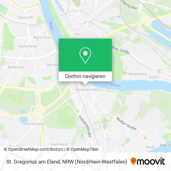 St. Gregorius am Elend Karte