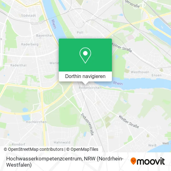 Hochwasserkompetenzcentrum Karte