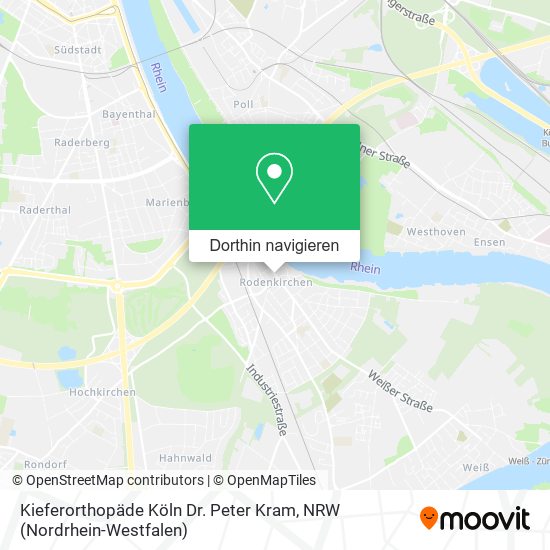 Kieferorthopäde Köln Dr. Peter Kram Karte