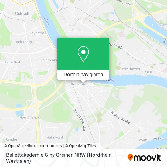 Ballettakademie Giny Greiner Karte