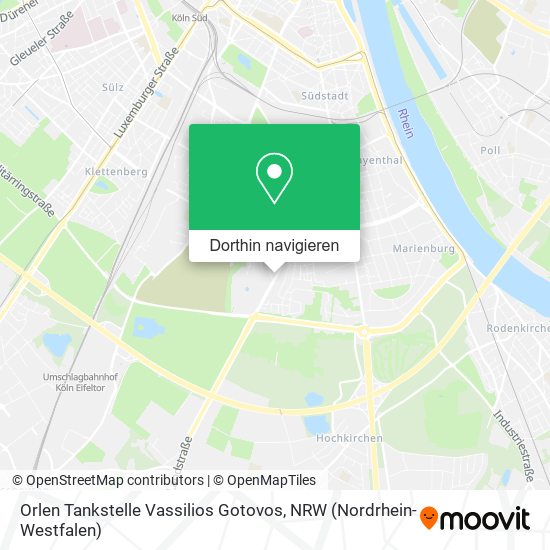 Orlen Tankstelle Vassilios Gotovos Karte