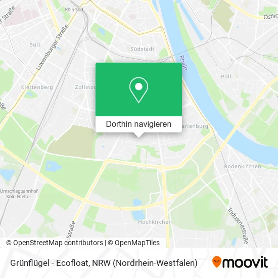 Grünflügel - Ecofloat Karte