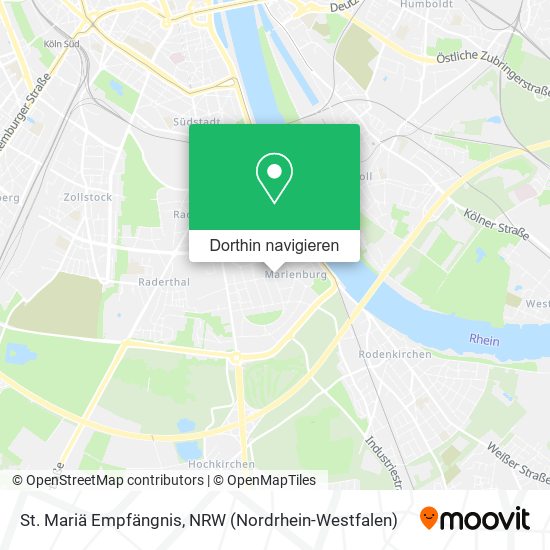 St. Mariä Empfängnis Karte