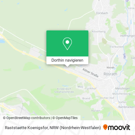 Raststaette Koenigsfor Karte