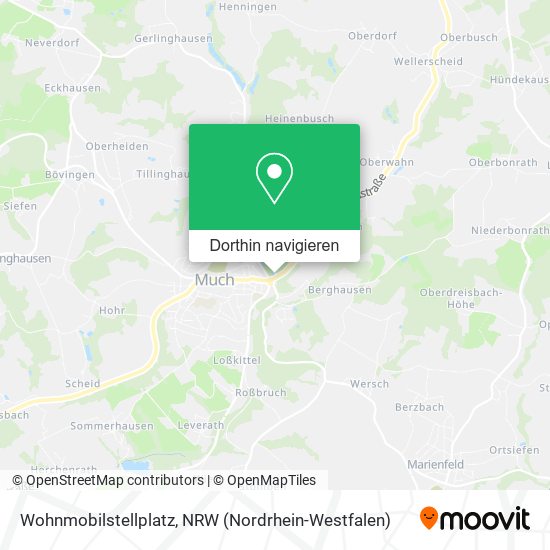 Wohnmobilstellplatz Karte