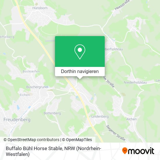 Buffalo Bühl Horse Stable Karte