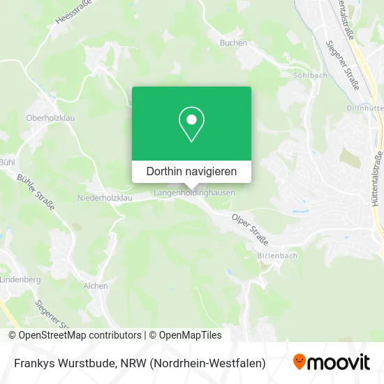 Frankys Wurstbude Karte