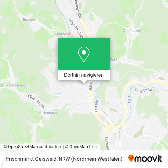 Frischmarkt Geisweid Karte