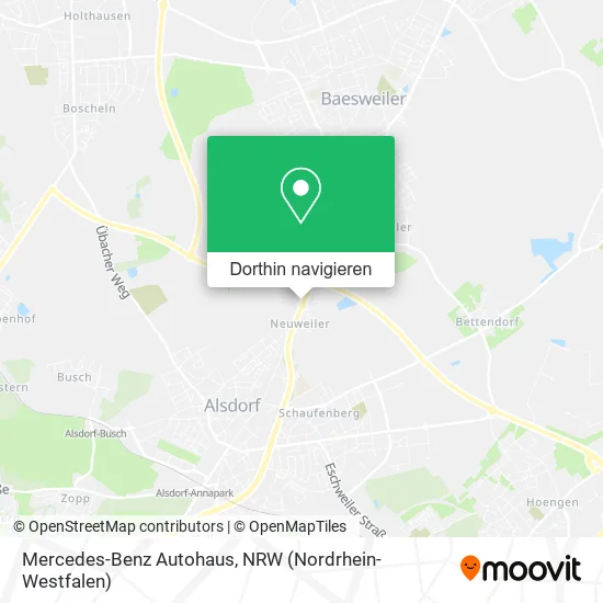 Mercedes-Benz Autohaus Karte