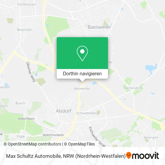 Max Schultz Automobile Karte