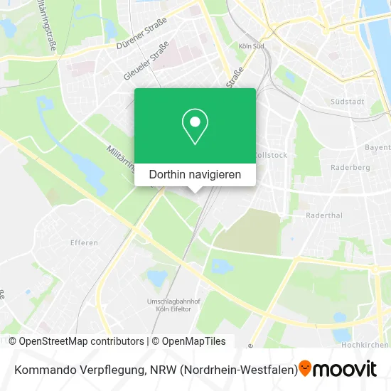 Kommando Verpflegung Karte