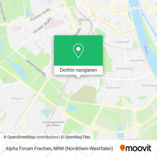 Alpha Forum Frechen Karte