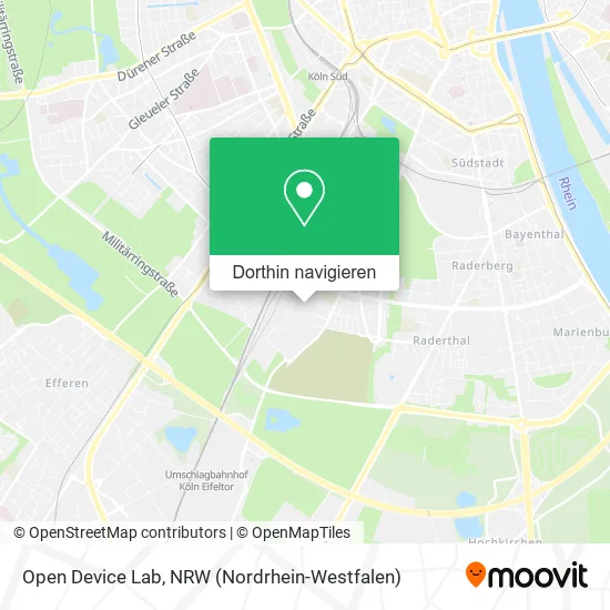 Open Device Lab Karte