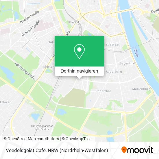 Veedelsgeist Café Karte