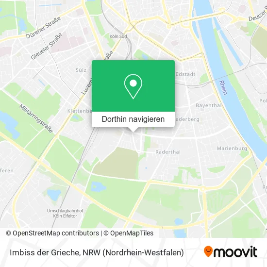 Imbiss der Grieche Karte