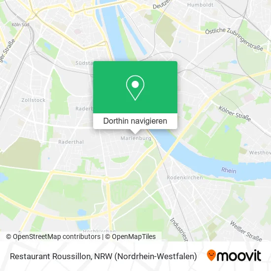 Restaurant Roussillon Karte