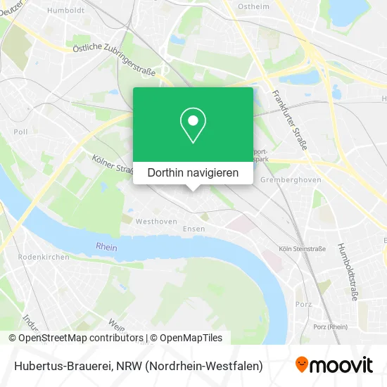 Hubertus-Brauerei Karte