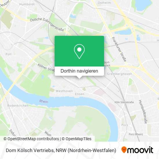 Dom Kölsch Vertriebs Karte