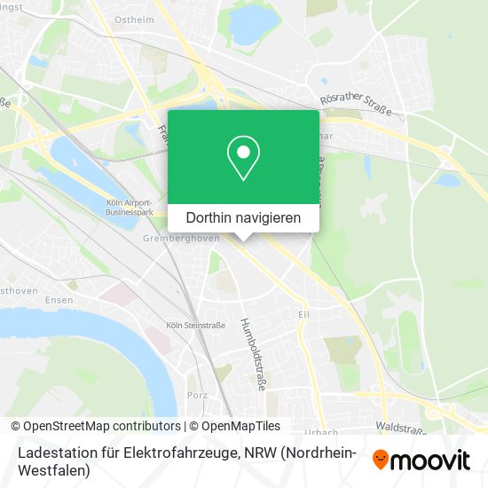 Ladestation für Elektrofahrzeuge Karte