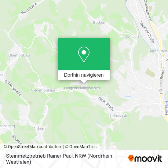 Steinmetzbetrieb Rainer Paul Karte
