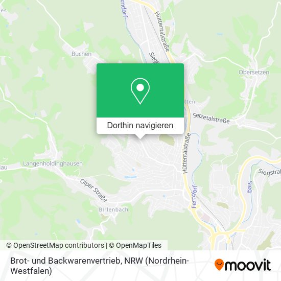 Brot- und Backwarenvertrieb Karte
