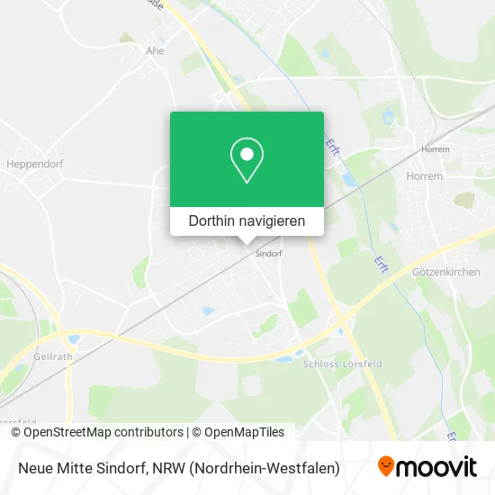 Neue Mitte Sindorf Karte