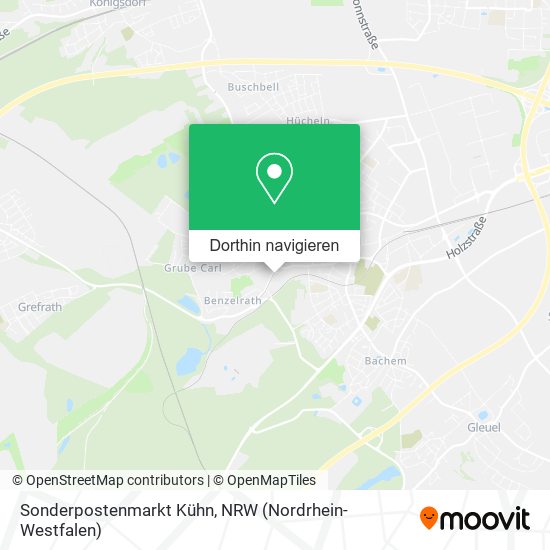 Sonderpostenmarkt Kühn Karte