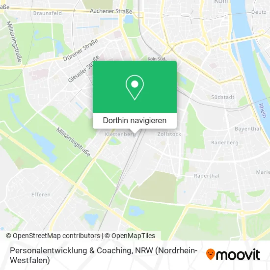 Personalentwicklung & Coaching Karte