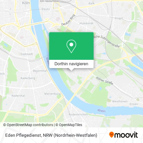 Eden Pflegedienst Karte