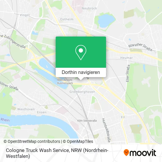 Cologne Truck Wash Service Karte