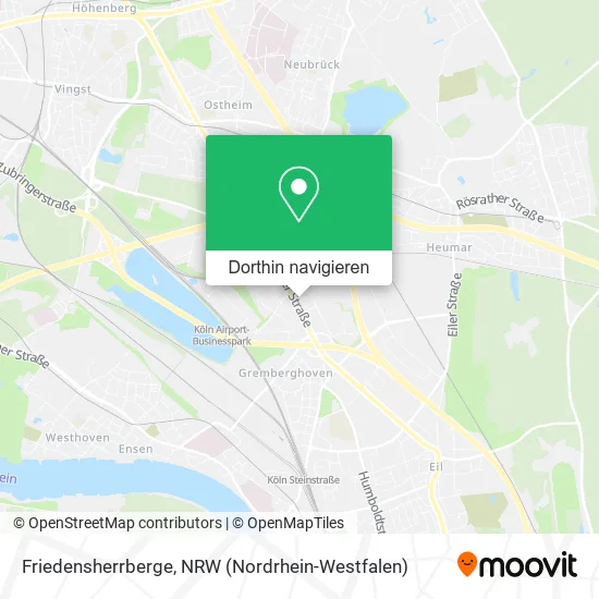 Friedensherrberge Karte